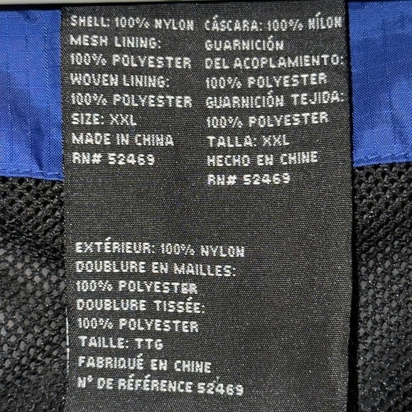 Sierra Sport Waterproof, Windproof, Breathable Hooded Rain Suit Nylon Jacket XXL - Picture 8 of 12